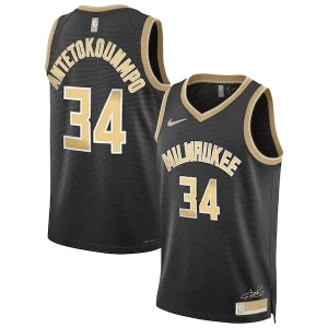 Versatile Giannis Antetokounmpo Milwaukee Bucks Nike Unisex Select Series Swingman Jersey聽鈥?Black