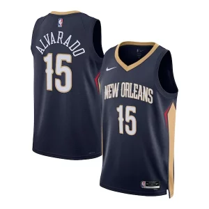 Versatile Jose Alvarado New Orleans Pelicans Nike Unisex Swingman Jersey Icon Edition Navy