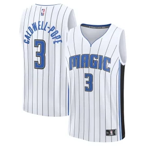 Versatile Kentavious Caldwell Pope Orlando Magic Fast Break Replica Player Jersey Association Edition White