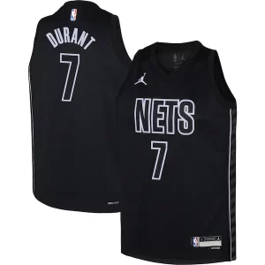 Versatile Kevin Durant Brooklyn Nets Jordan Brand Youth Swingman Jersey Statement Edition Black