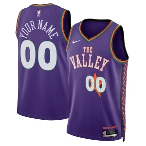 Versatile Lussuoso Phoenix Suns Nike Unisex 2024/25 Custom Swingman Jersey City Edition Purple