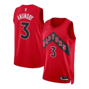 Versatile Pratico Prestigioso OG Anunoby Toronto Raptors Nike Unisex Swingman Jersey Association Edition Red