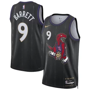 Versatile RJ Barrett Toronto Raptors Nike Unisex 2024/25 Swingman Player Jersey City Edition Black