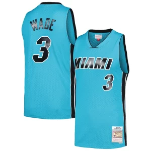 Versatile Raffinato Resistente Dwyane Wade Miami Heat Hardwood Classics 2005/06 Tropical Swingman Jersey Blue