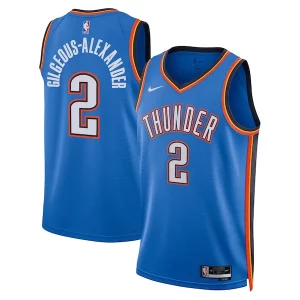 Versatile Shai Gilgeous Alexander Oklahoma City Thunder Nike Unisex Swingman Replica Jersey Icon Edition Blue