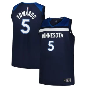 Versatile Sofisticato Anthony Edwards Minnesota Timberwolves Big & Tall Fast Break Jersey Icon Edition Navy