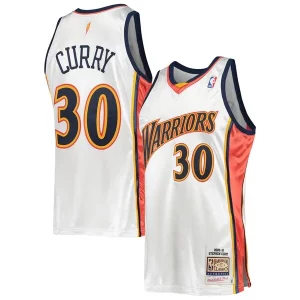 Versatile Stephen Curry Golden State Warriors 2009/10 Hardwood Classics Authentic Jersey White