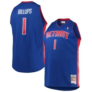 Versatile Trendy Chauncey Billups Detroit Pistons 2003/04 Big & Tall Hardwood Classics Swingman Jersey Blue