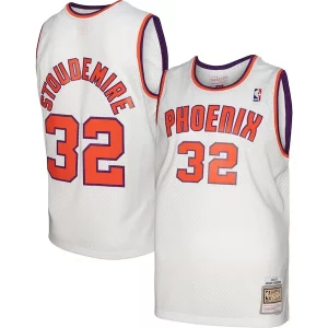 Versatile Trendy Fascinante Amar'e Stoudemire Phoenix Suns 2001/02 Hardwood Classics Swingman Jersey White/Purple