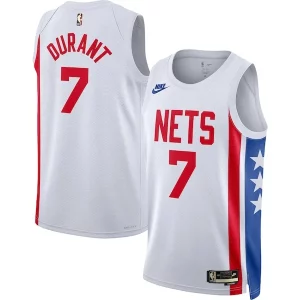 Versatile Trendy Robusto Kevin Durant Brooklyn Nets Nike Swingman Jersey Classic Edition White