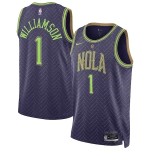 Versatile Zion Williamson New Orleans Pelicans Nike Unisex 2024/25 Swingman Player Jersey City Edition Purple